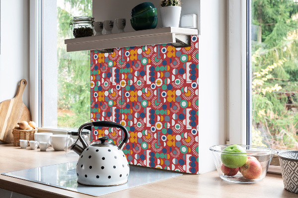 PCV paneling flooring Geometric vintage pattern