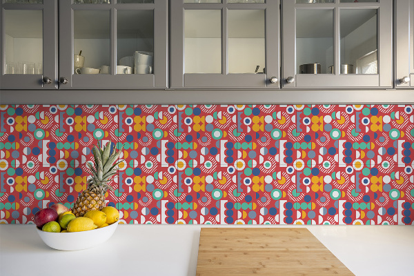PCV paneling flooring Geometric vintage pattern