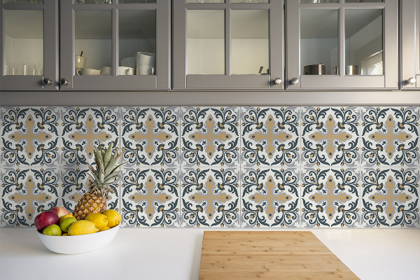Vinyl tiles Vegetable pattern