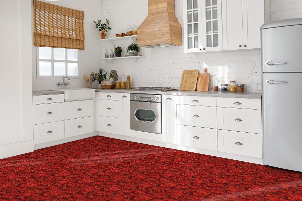 Vinyl tiles Hexagons camouflage