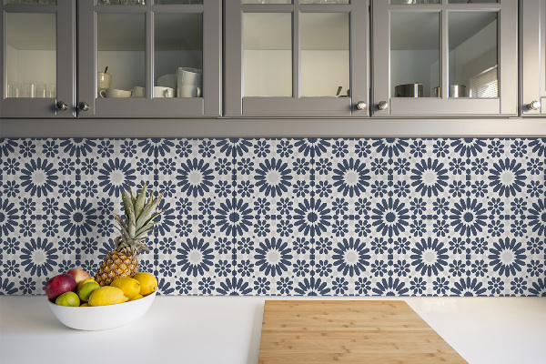Vinyl tiles Floral motifs