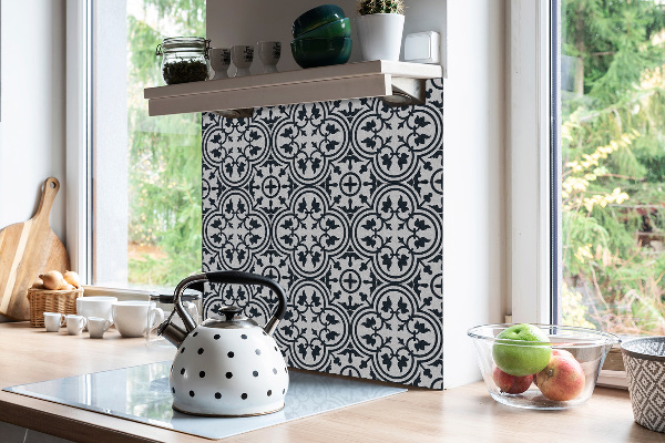 Vinyl tiles Vegetable gray pattern