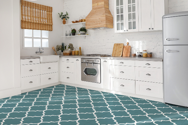 Self adhesive vinyl tiles Arabic style