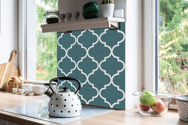 Self adhesive vinyl tiles Arabic style