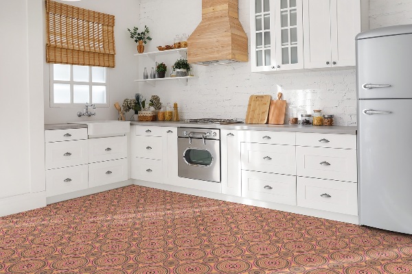 Vinyl tiles Arabic ethnic pattern
