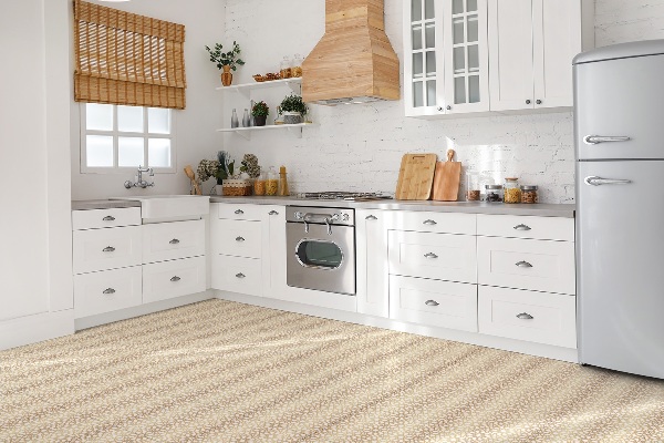 Vinyl tiles Moroccan pattern