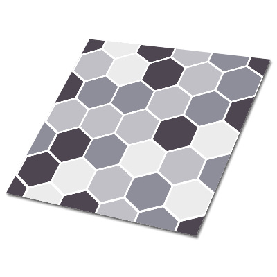 Vinyl floor wall tiles Hexagons