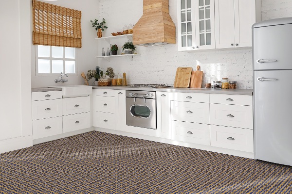 Vinyl tiles Floral pattern