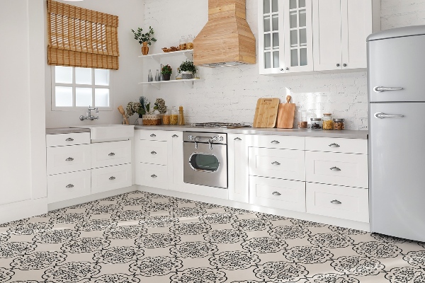 Vinyl floor wall tiles Geometric cross