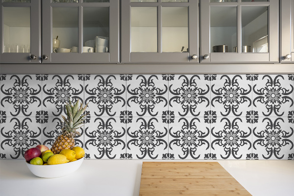 Vinyl flooring wall tiles Arabic ornament
