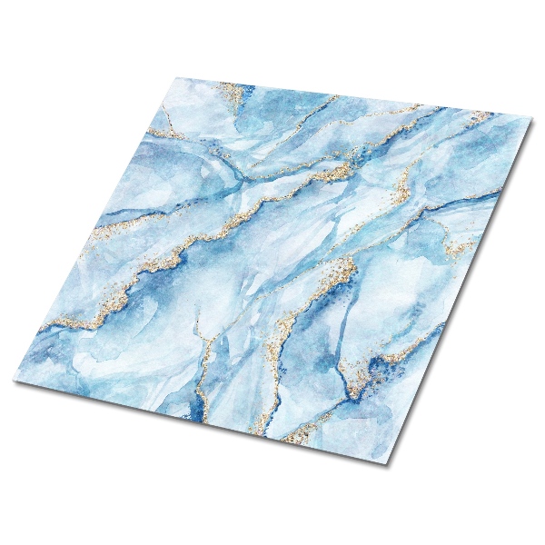 Vinyl tiles on wall floor Winter marble