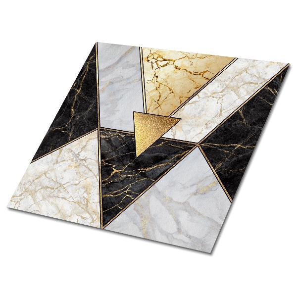 Sticky vinyl tiles Stone triangles