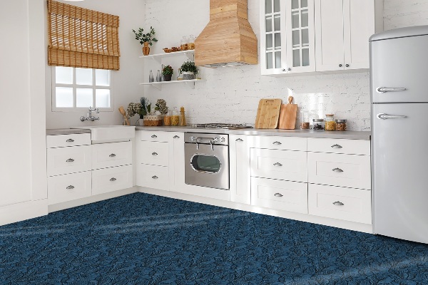 Sticky vinyl tiles Retro leaves