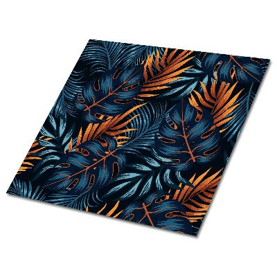 Sticky vinyl tiles Exotic leaves