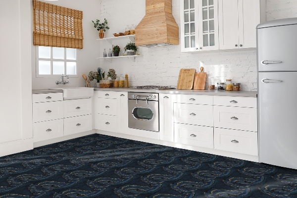 Sticky vinyl tiles Dark stylish pattern