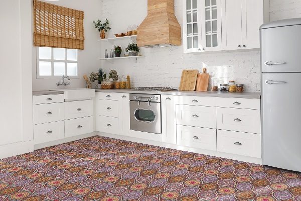 Vinyl wall floor panels Beautiful mandala