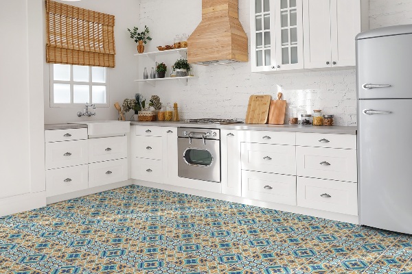 Vinyl wall floor panels Decorative pattern