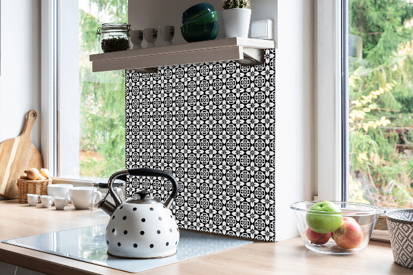 Vinyl wall floor panels Spanish pattern