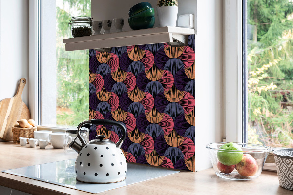 Vinyl flooring wall tiles Retro pattern