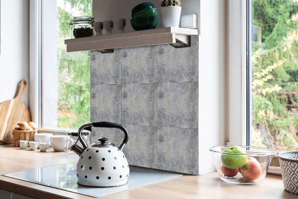 Vinyl flooring wall tiles Old concrete wall