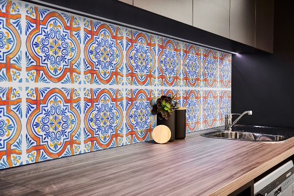 Decorative wall panel Azulejos graphics