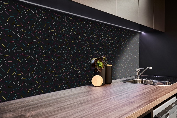 TV wall panel Decorative colorful lines