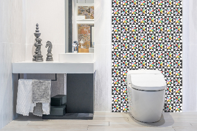 Bathroom wall panel Geometric pattern