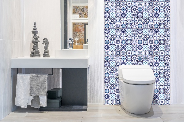 Panel wall covering Azulejos pattern