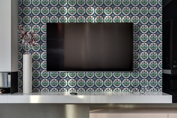 Decorative wall panel Turkish tulips