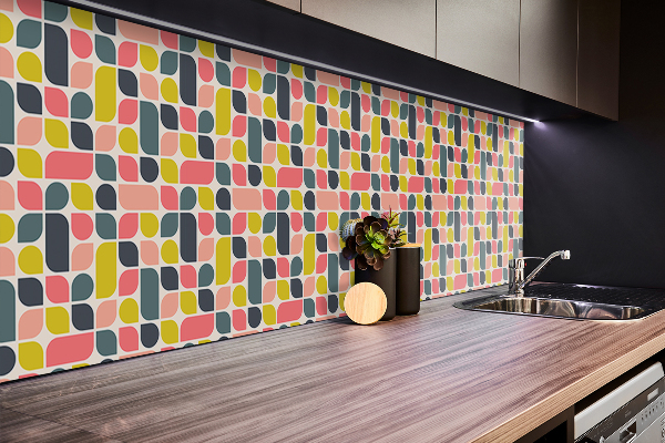 Bathroom wall panel Clastic pattern