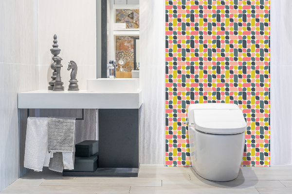 Bathroom wall panel Clastic pattern