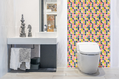 Bathroom wall panel Clastic pattern