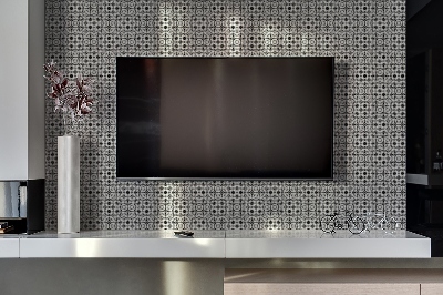TV wall panel Indonesian pattern
