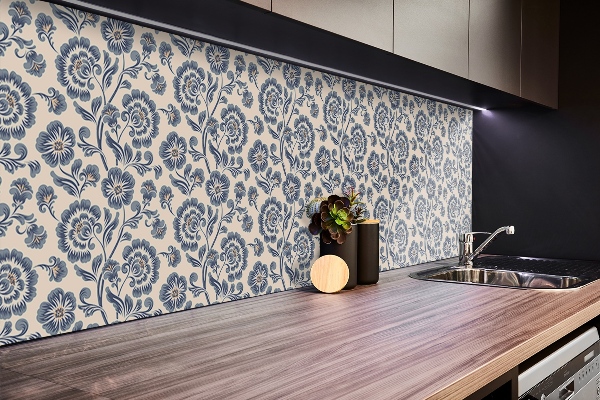 Decorative wall panel Classic floral pattern