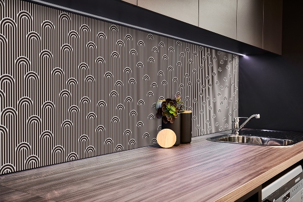 Panel wall covering Abstractions lines
