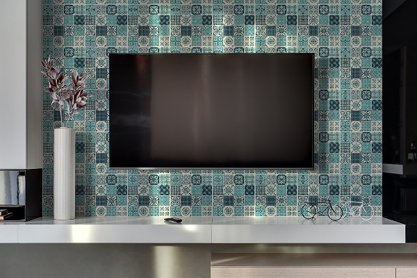 Decorative wall panel Portuguese pattern