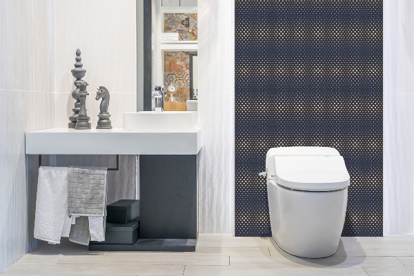 Panel wall covering Golden dots