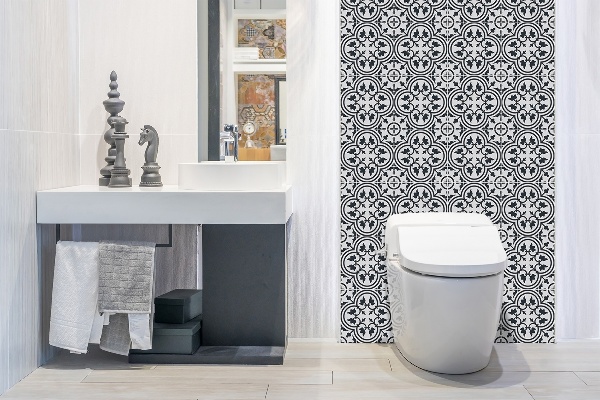 Bathroom wall panel Vegetable pattern