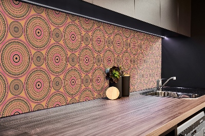 Panel wall covering Arabic ethnic pattern