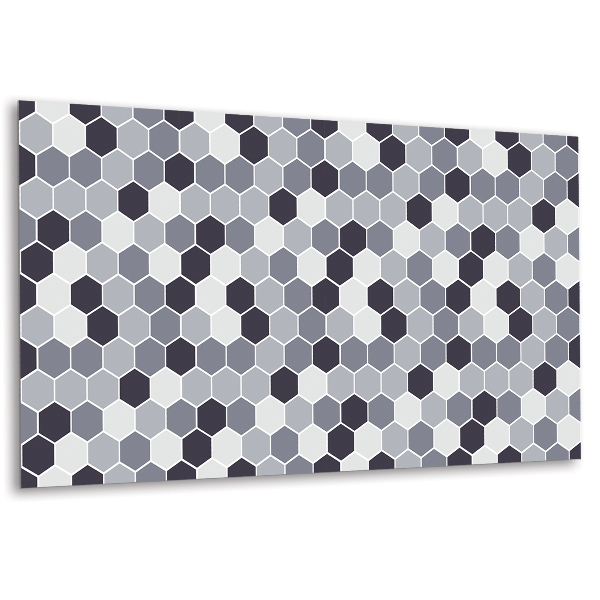 Bathroom wall panel Hexagons