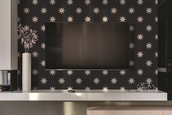 Wall panel A star in a square