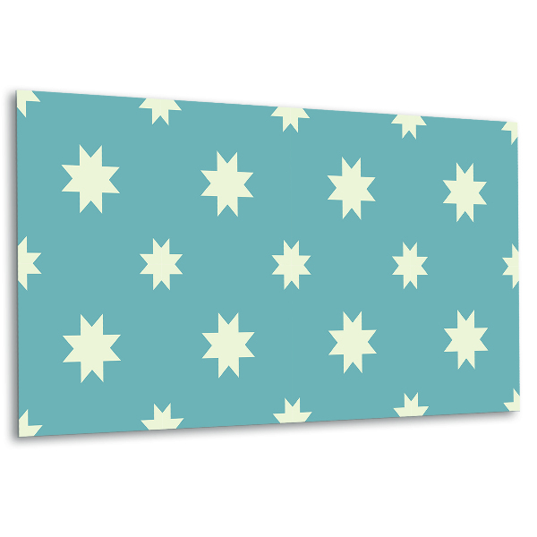 Bathroom wall panel Seven -pointed star