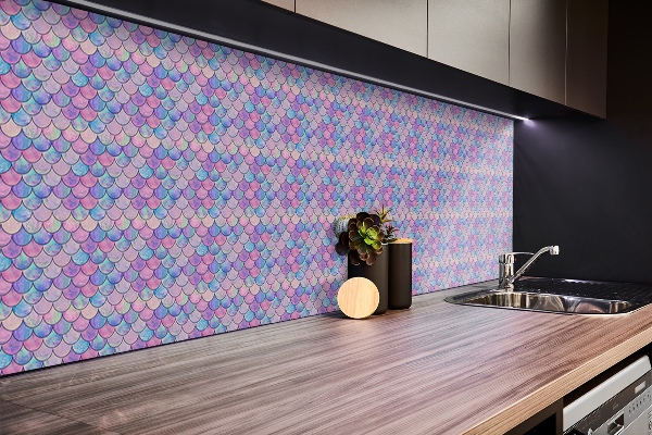 Wall panel Colorful fish scales