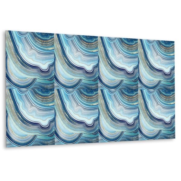 Wall panel Decorative agate cross -section