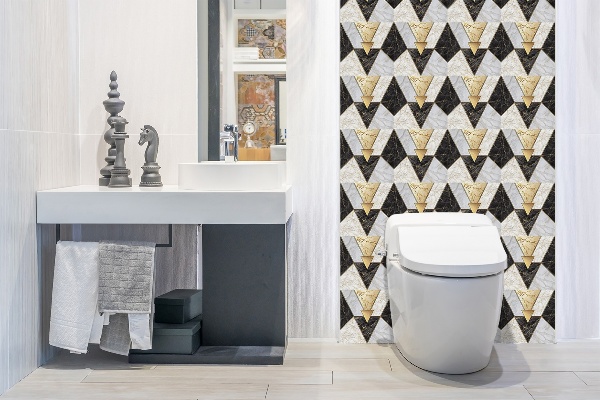 Wall panel Stone triangles