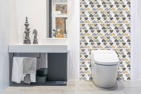 Wall panel Decorative hearts