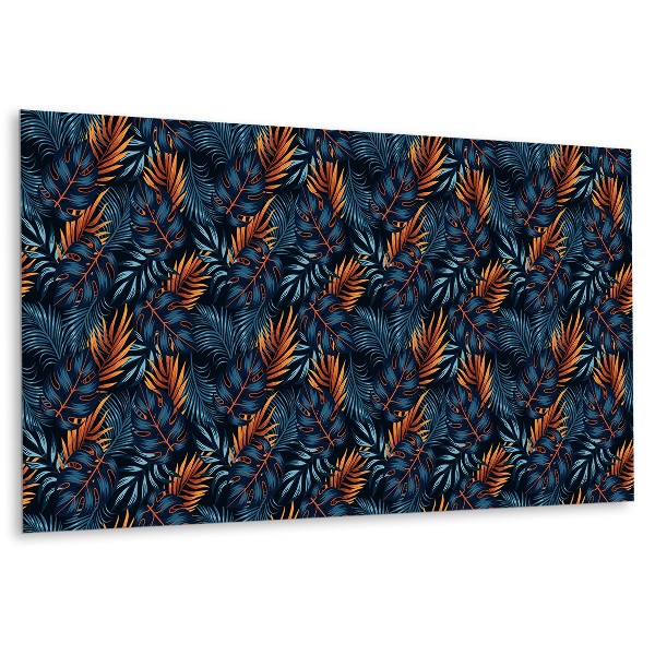 Decorative wall panel Exotic leaves