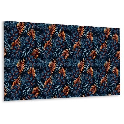 Decorative wall panel Exotic leaves