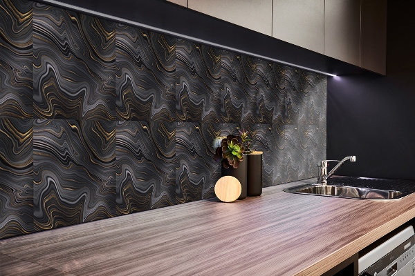 Decorative wall panel Dark abstraction