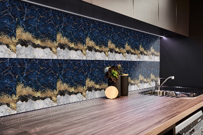 Bathroom wall panel Sea abstraction